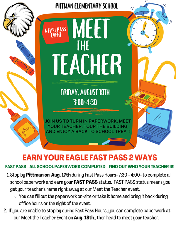  Meet the Teacher Info
